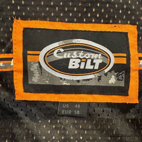 Bilt Alder Custom Dark Brown Quilted Biker Leather Motorcycle Jacket US 48 EU 58 - Picture 6 of 7